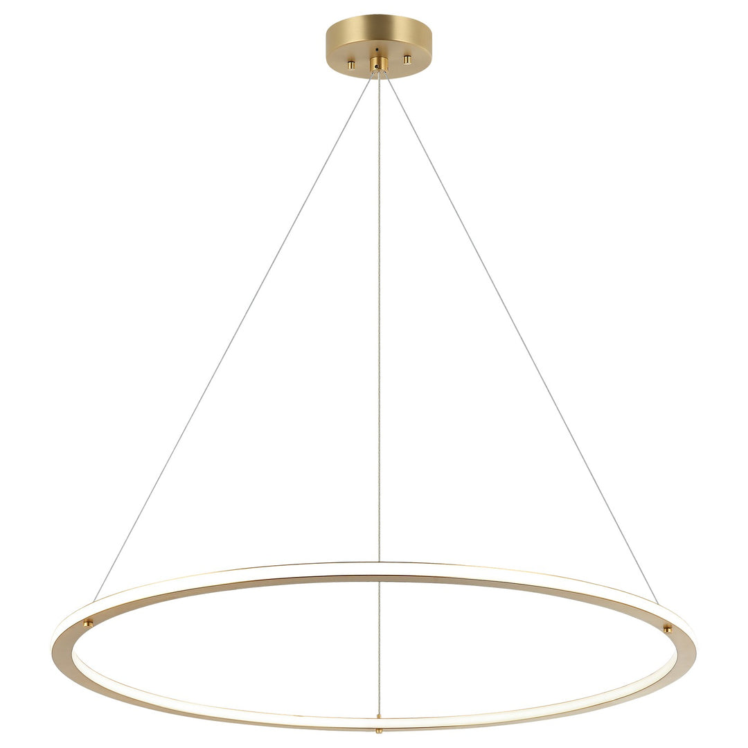 Victoria LED Pendant in Brushed Gold - available from The Lighting Shoppe, trusted by Canadian homeowners