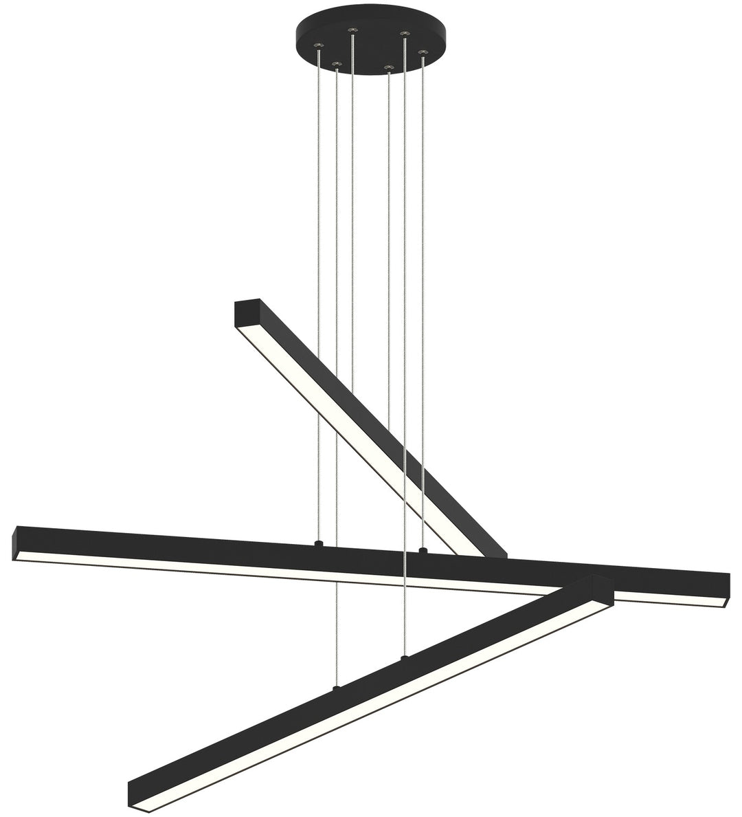 Presley LED Chandelier in Matte Black - available from The Lighting Shoppe, trusted by Canadian homeowners