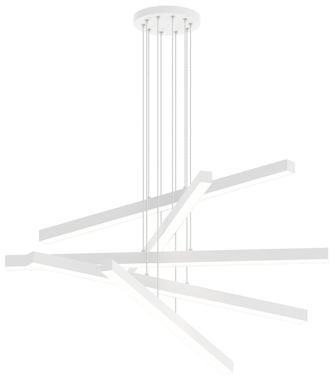 Presley LED Chandelier in Matte White - available from The Lighting Shoppe, trusted by Canadian homeowners