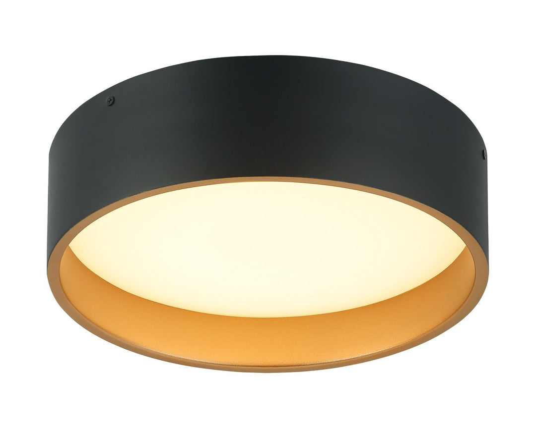 Novalee LED Flush Mount in Matte Black - available from The Lighting Shoppe, trusted by Canadian homeowners