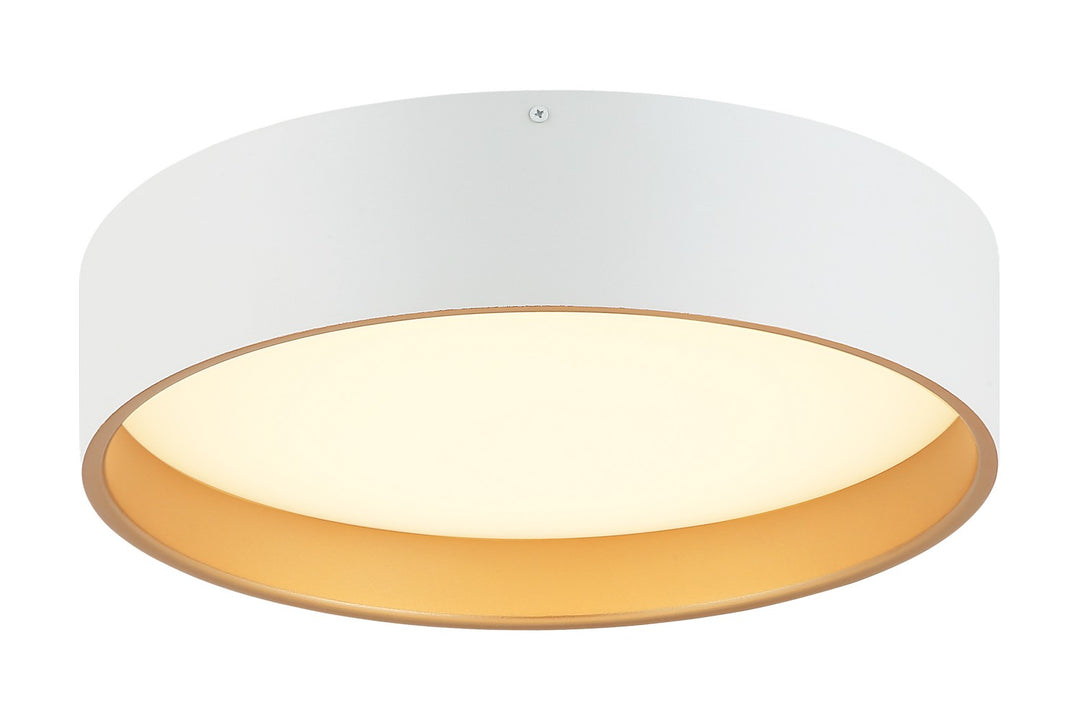 Novalee LED Flush Mount in Matte White - available from The Lighting Shoppe, trusted by Canadian homeowners