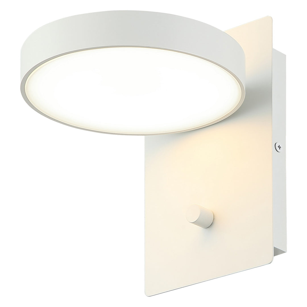Azton LED Wall Sconce in White - available from The Lighting Shoppe, trusted by Canadian homeowners