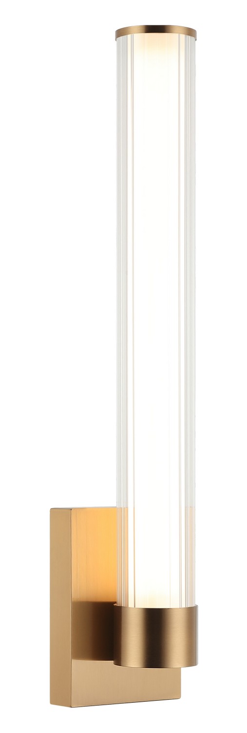 Macie LED Vanity in Aged Gold Brass - available from The Lighting Shoppe, trusted by Canadian homeowners