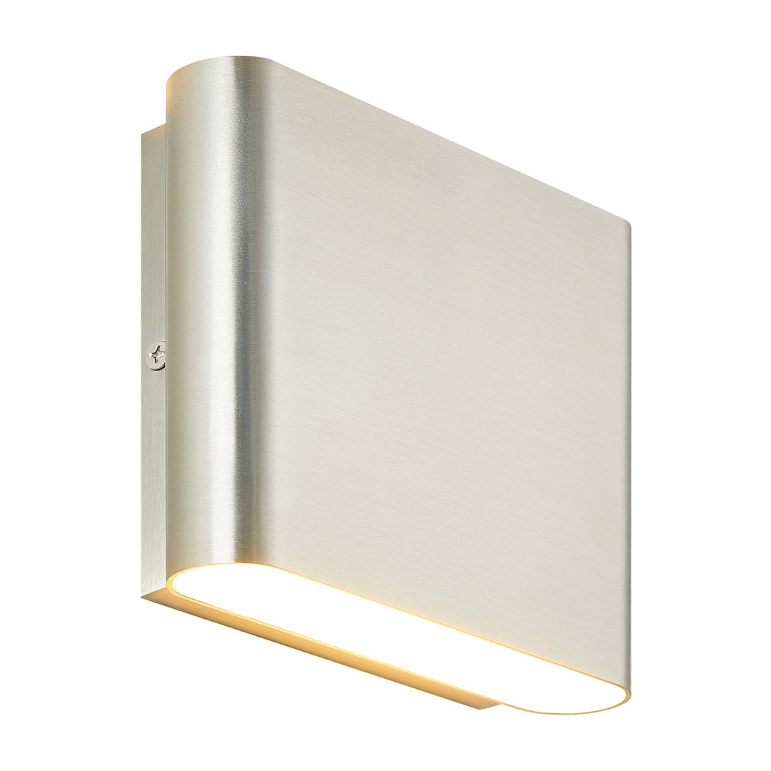 Beckett LED Outdoor Lantern in Brushed Nickel - available from The Lighting Shoppe, trusted by Canadian homeowners