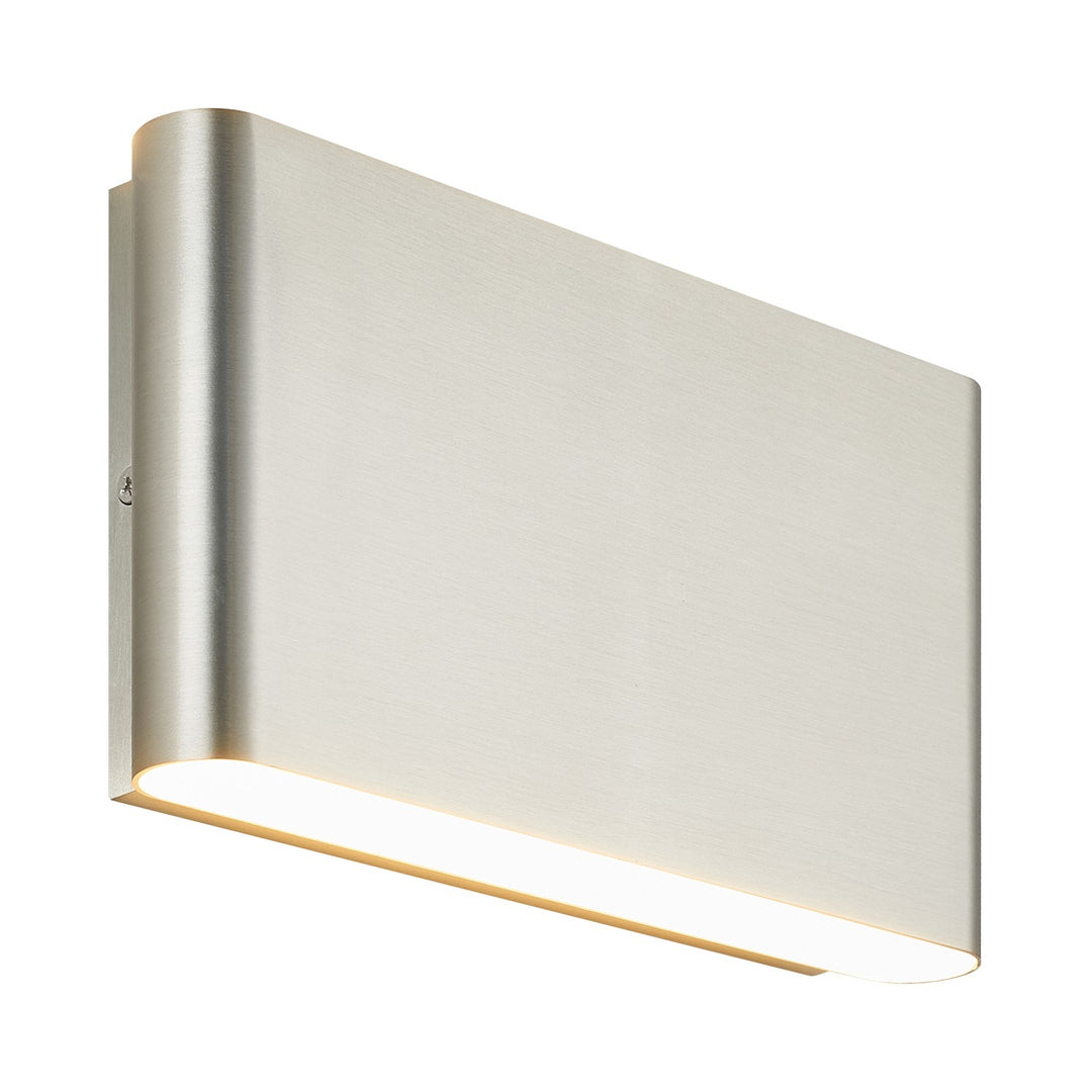 Beckett LED Outdoor Lantern in Brushed Nickel - available from The Lighting Shoppe, trusted by Canadian homeowners