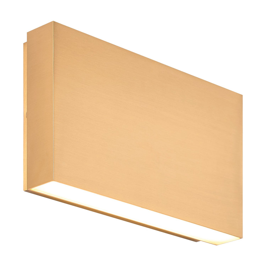 Weston LED Outdoor Lantern in Aged Gold Brass - available from The Lighting Shoppe, trusted by Canadian homeowners