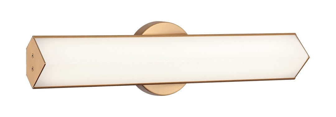 Jade LED Vanity in Aged Gold Brass - available from The Lighting Shoppe, trusted by Canadian homeowners