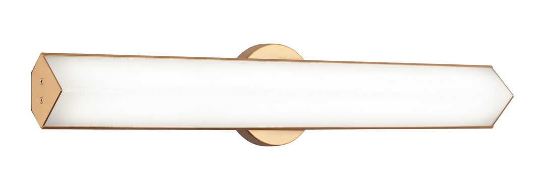 Jade LED Vanity in Aged Gold Brass - available from The Lighting Shoppe, trusted by Canadian homeowners