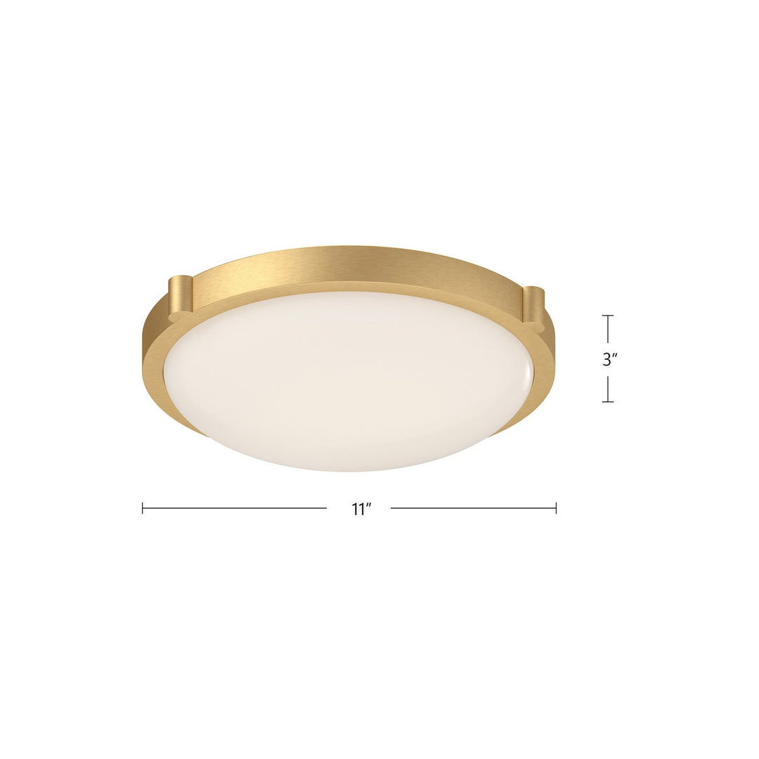 Kuzco Canada - 501102BG-LED - LED Flush Mount - Floyd - Brushed Gold