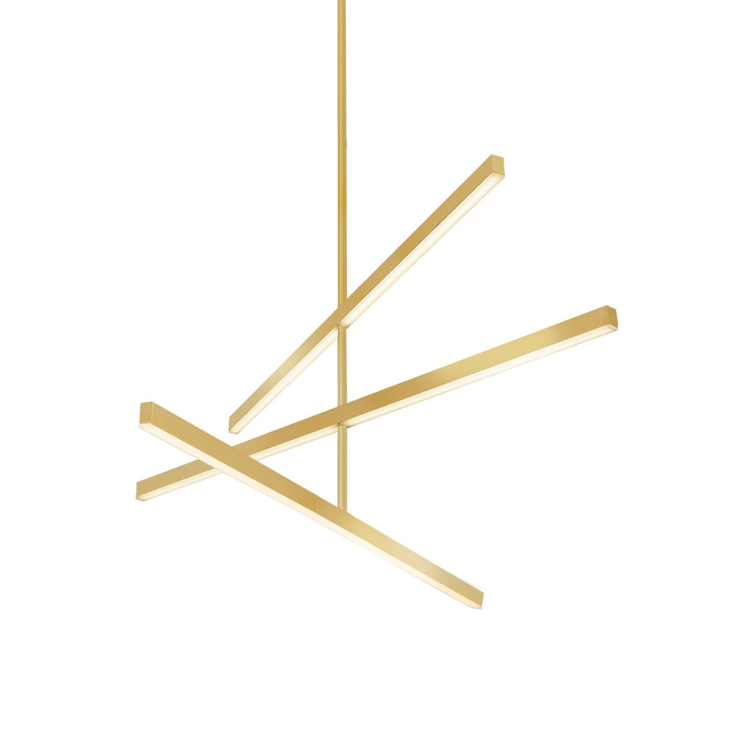 Kuzco Canada - CH10345-BG - LED Chandelier - Vega - Brushed Gold