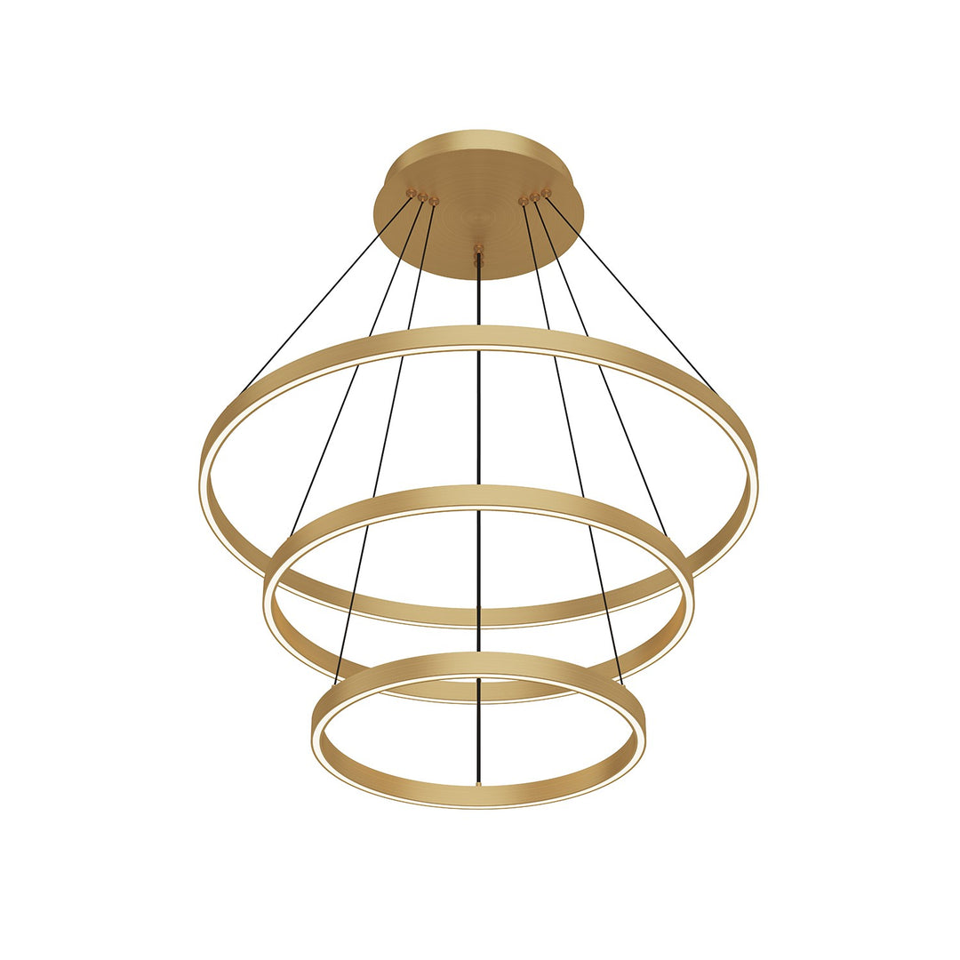 Kuzco Canada - CH87332-BG - LED Chandelier - Cerchio - Brushed Gold