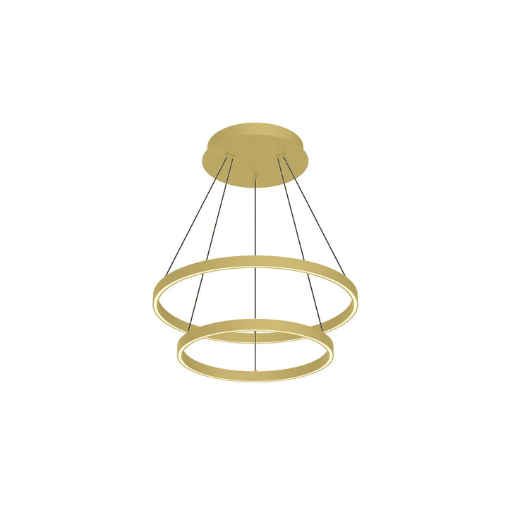 Kuzco Canada - CH87824-BG - LED Chandelier - Cerchio - Brushed Gold