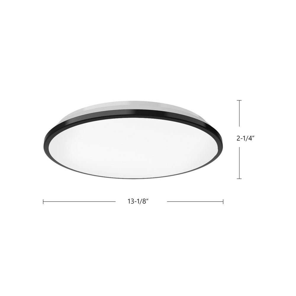 Kuzco Canada - FM43313-BK - LED Flush Mount - Brook - Black