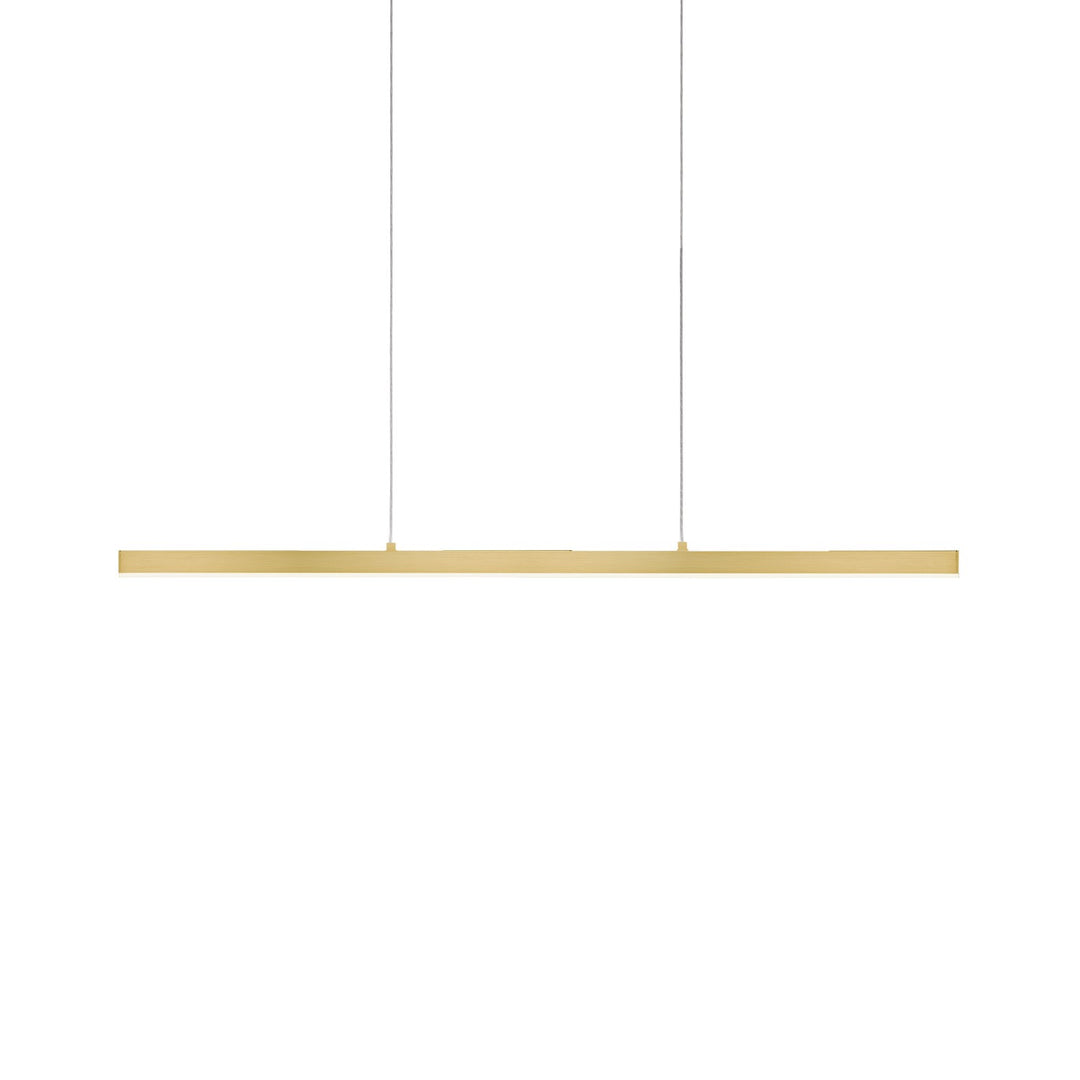 Vega LED Pendant in Brushed Gold - available from The Lighting Shoppe, trusted by Canadian homeowners