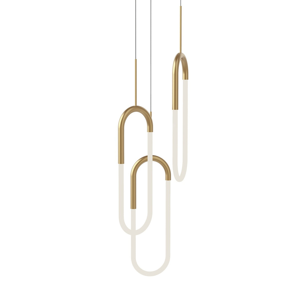 Huron LED Pendant in Brushed Gold - available from The Lighting Shoppe, trusted by Canadian homeowners