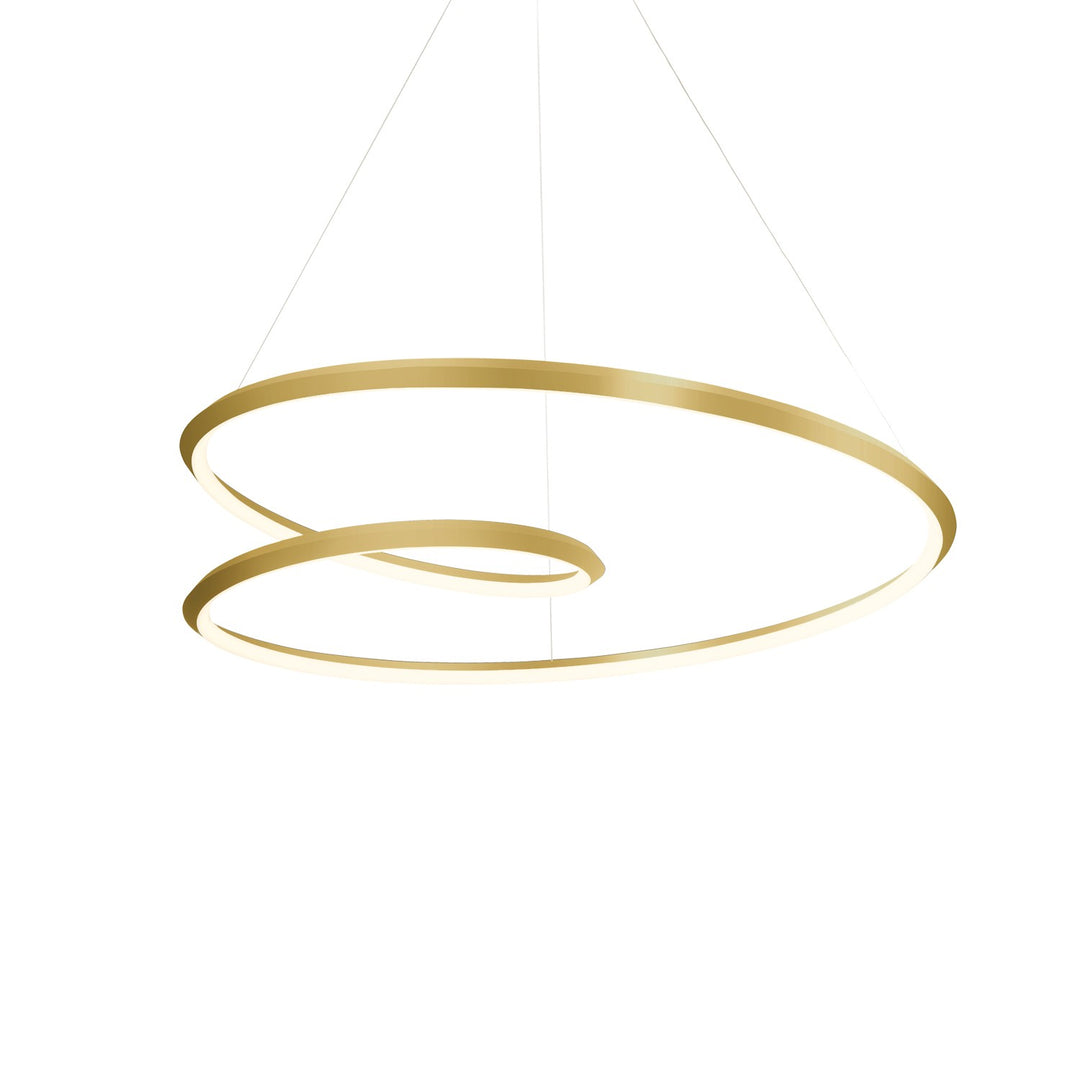 Ampersand LED Pendant in Brushed Gold - available from The Lighting Shoppe, trusted by Canadian homeowners