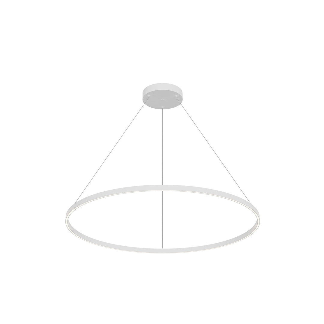 Cerchio LED Pendant in White - available from The Lighting Shoppe, trusted by Canadian homeowners