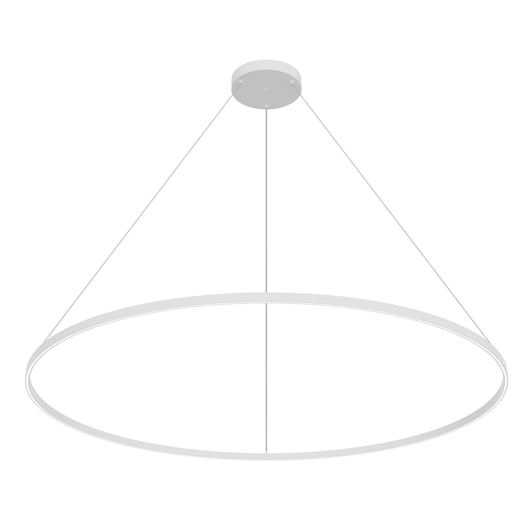 Cerchio LED Pendant in White - available from The Lighting Shoppe, trusted by Canadian homeowners