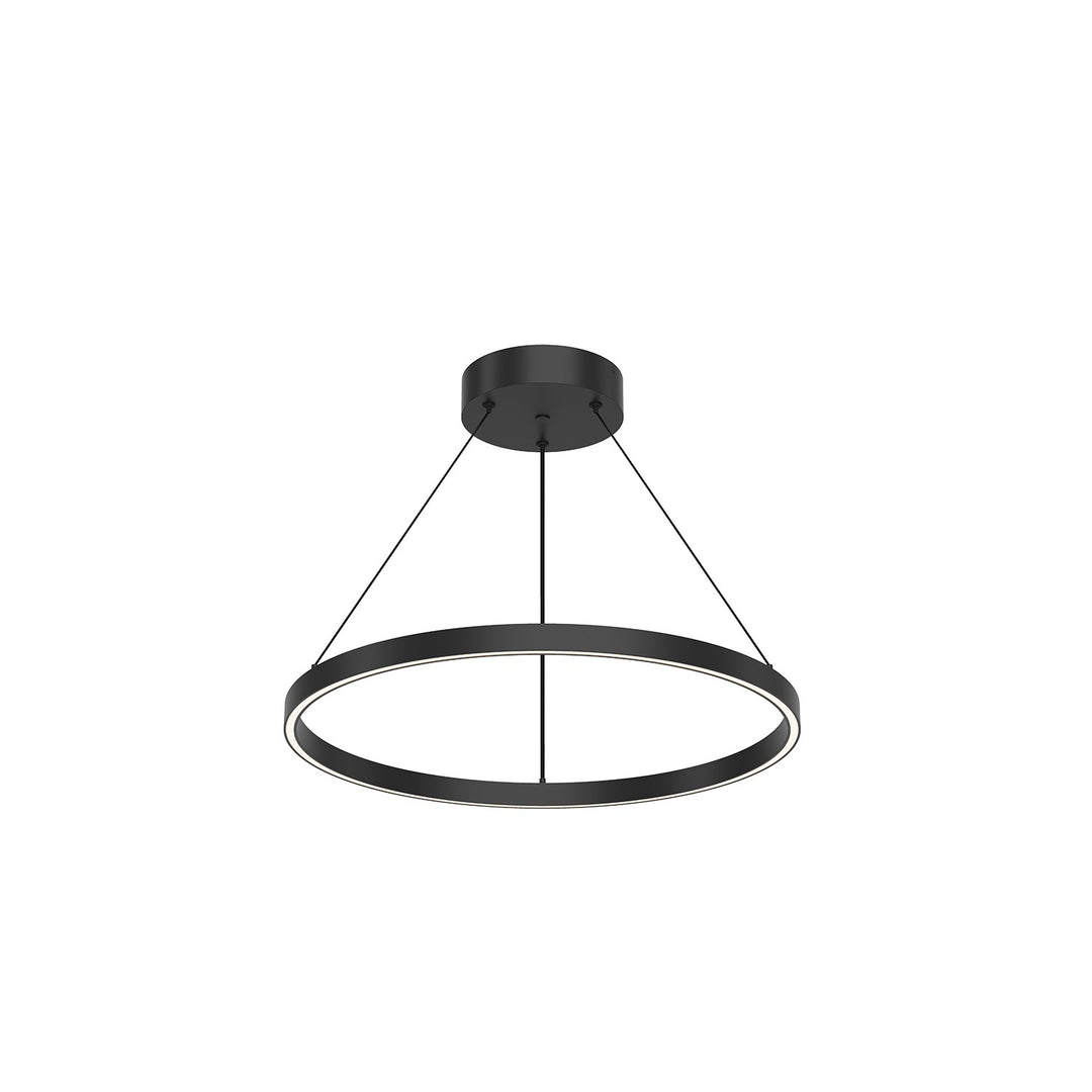 Cerchio LED Pendant in Black - available from The Lighting Shoppe, trusted by Canadian homeowners