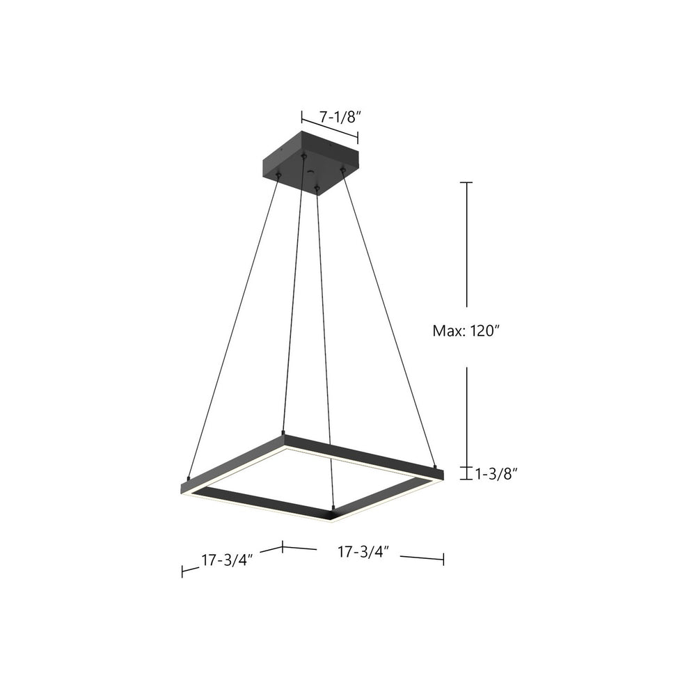 Kuzco Canada - PD88118-BK - LED Pendant - Piazza - Black