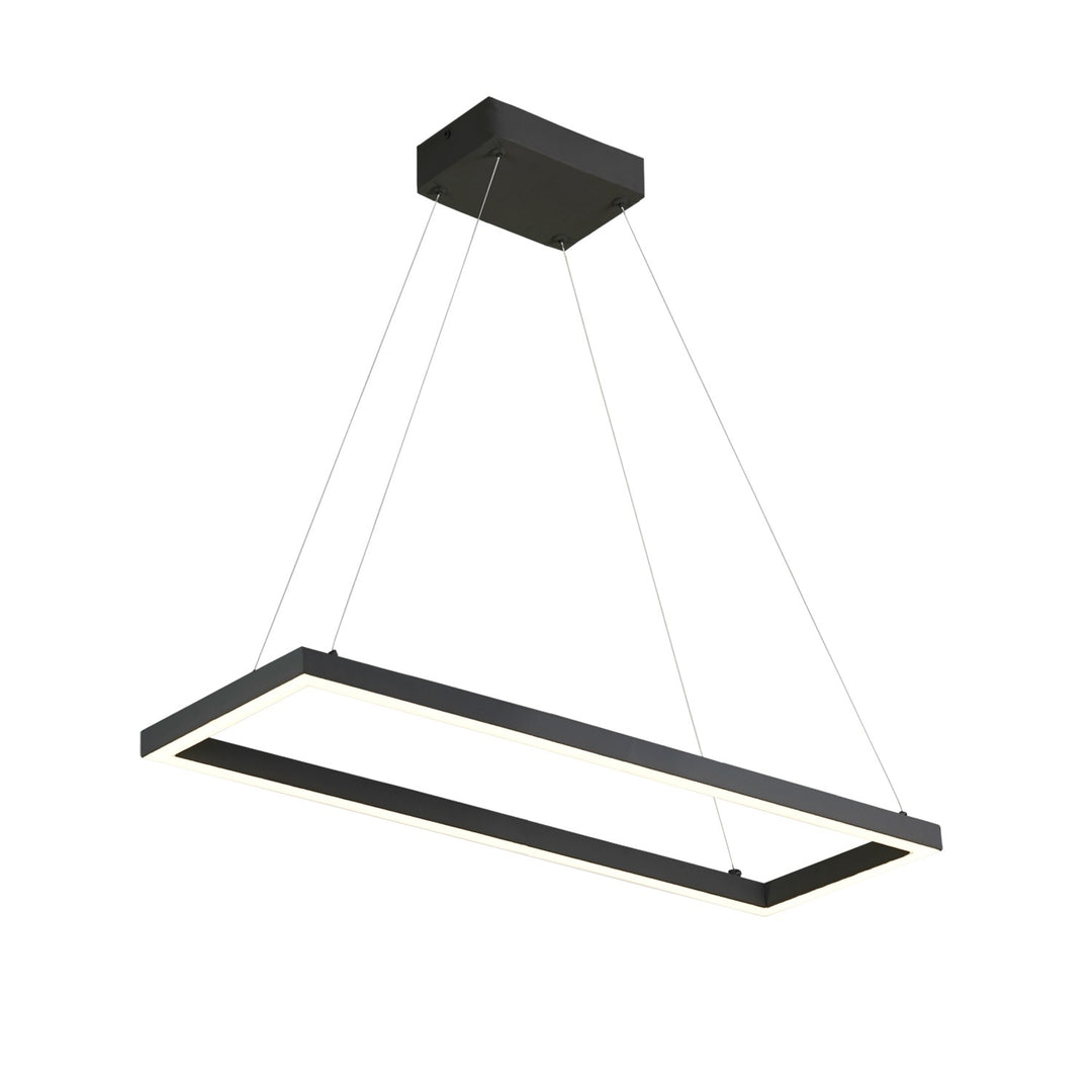 Piazza LED Pendant in Black - available from The Lighting Shoppe, trusted by Canadian homeowners