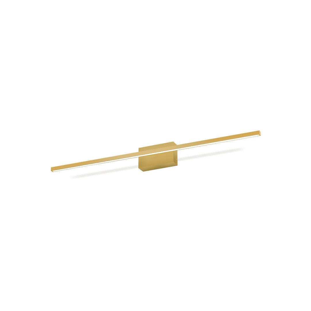 Vega Minor LED Bathroom Fixture in Brushed Gold - available from The Lighting Shoppe, trusted by Canadian homeowners