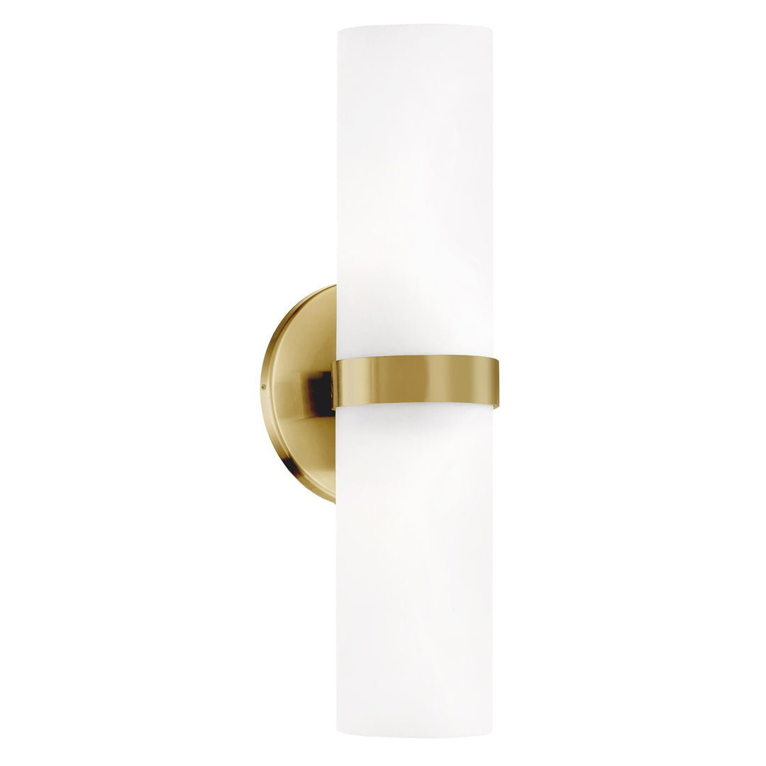 Milano LED Wall Sconce in Brushed Gold - available from The Lighting Shoppe, trusted by Canadian homeowners