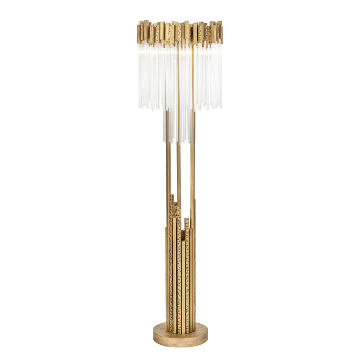 Matrix Six Light Floor Lamp in Havana Gold - available from The Lighting Shoppe, trusted by Canadian homeowners