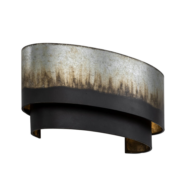 Cannery Two Light Wall Sconce in Ombre Galvanized - available from The Lighting Shoppe, trusted by Canadian homeowners