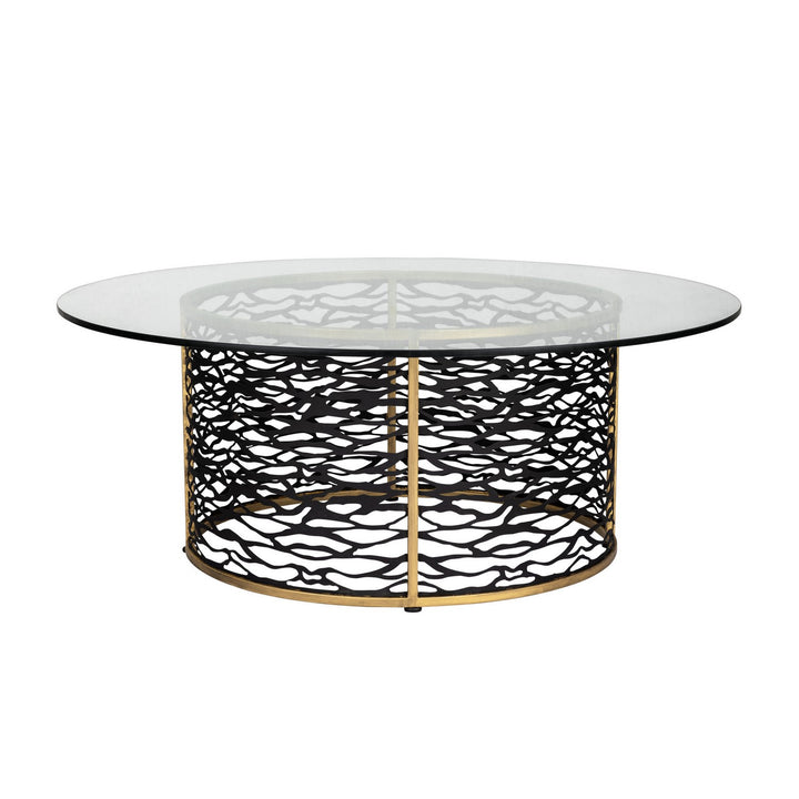 Kato Coffee Table in Havana Gold/Carbon - available from The Lighting Shoppe, trusted by Canadian homeowners