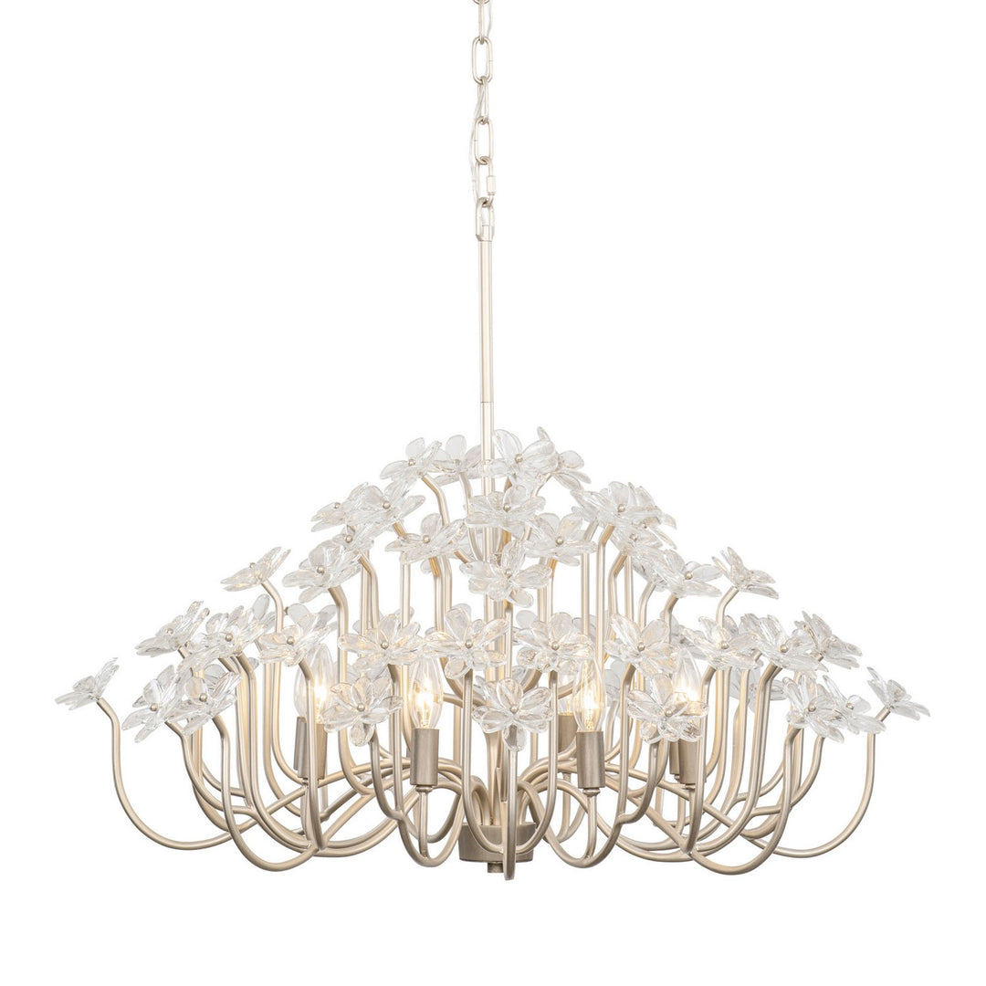 Wildflower Eight Light Chandelier in Gold Dust/Artifact - available from The Lighting Shoppe, trusted by Canadian homeowners