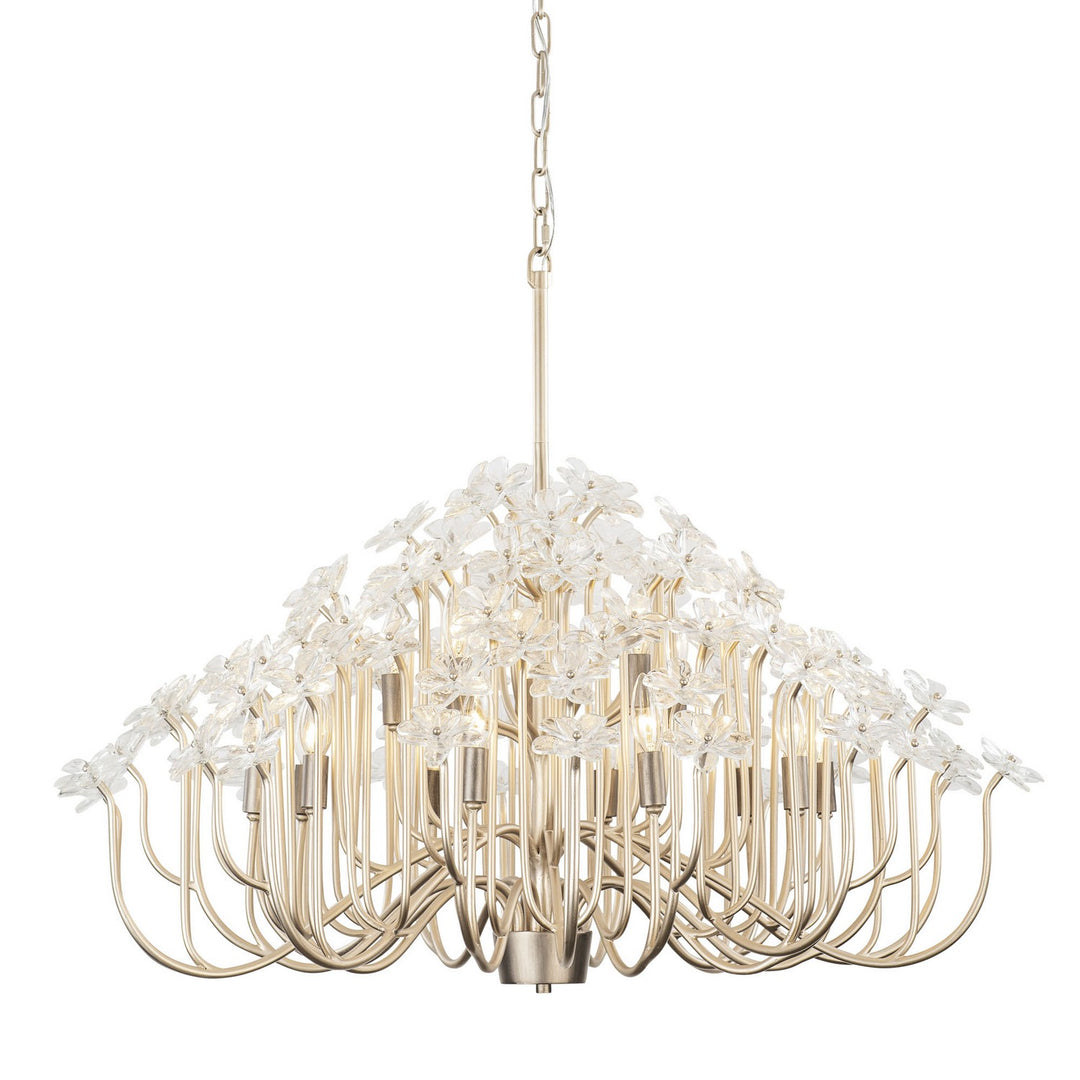 Wildflower 15 Light Chandelier in Gold Dust/Artifact - available from The Lighting Shoppe, trusted by Canadian homeowners