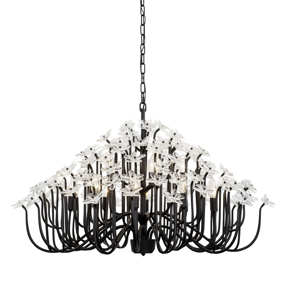 Wildflower 15 Light Chandelier in Matte Black - available from The Lighting Shoppe, trusted by Canadian homeowners