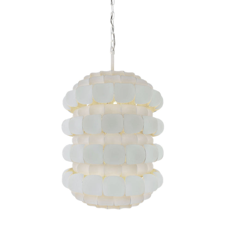 Swoon Six Light Foyer Pendant in Matte White - available from The Lighting Shoppe, trusted by Canadian homeowners
