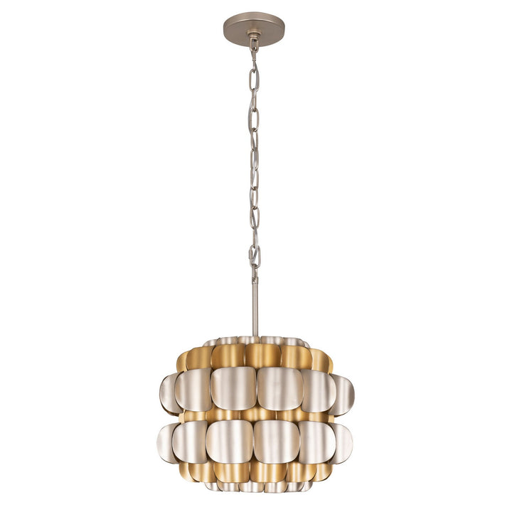 Varaluz - 382P01AGGD - One Light Pendant - Swoon - Antique Gold/Gold Dust