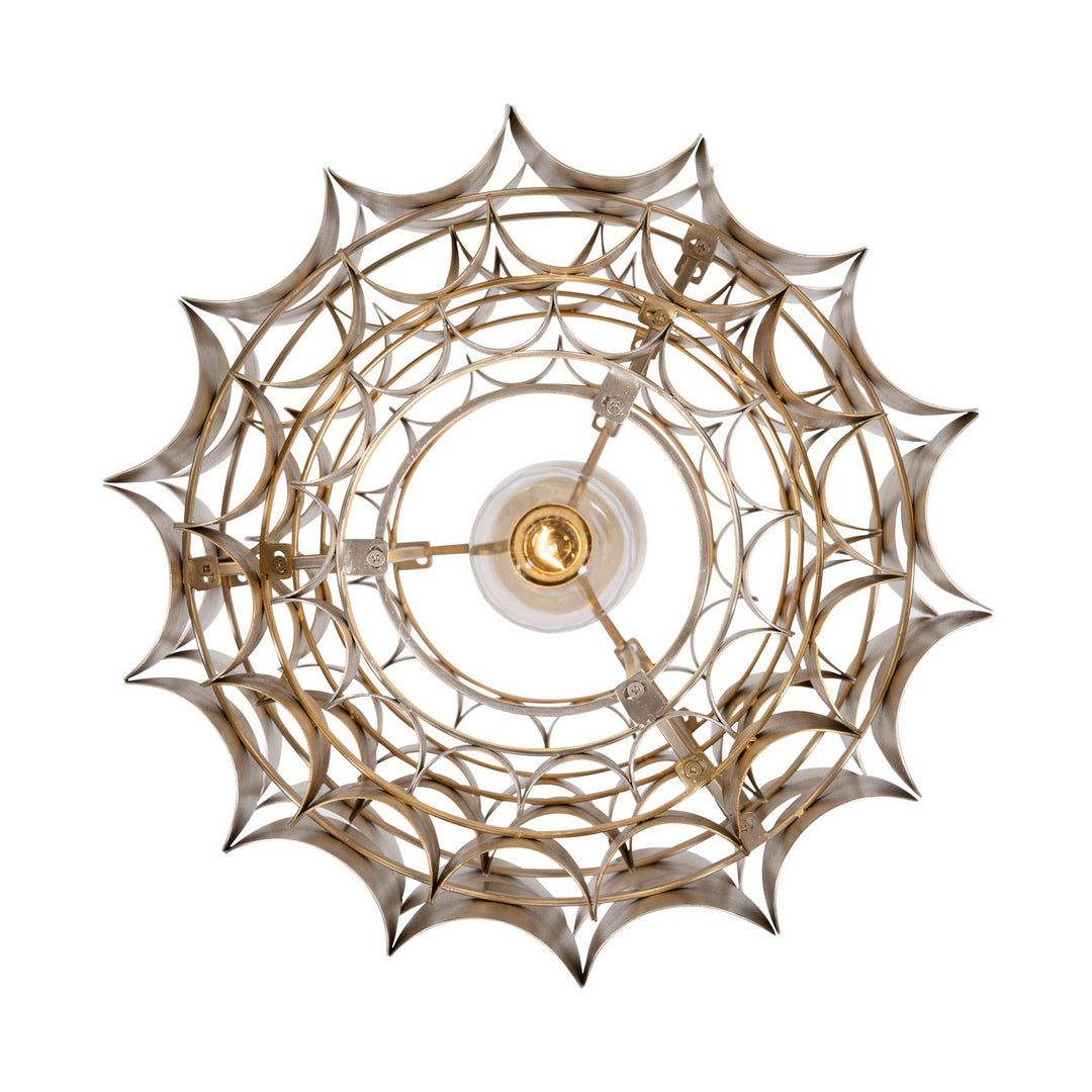 Varaluz - 382P01AGGD - One Light Pendant - Swoon - Antique Gold/Gold Dust