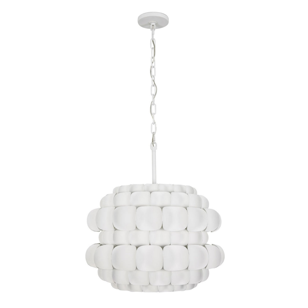Varaluz - 382P03MW - Three Light Pendant - Swoon - Matte White