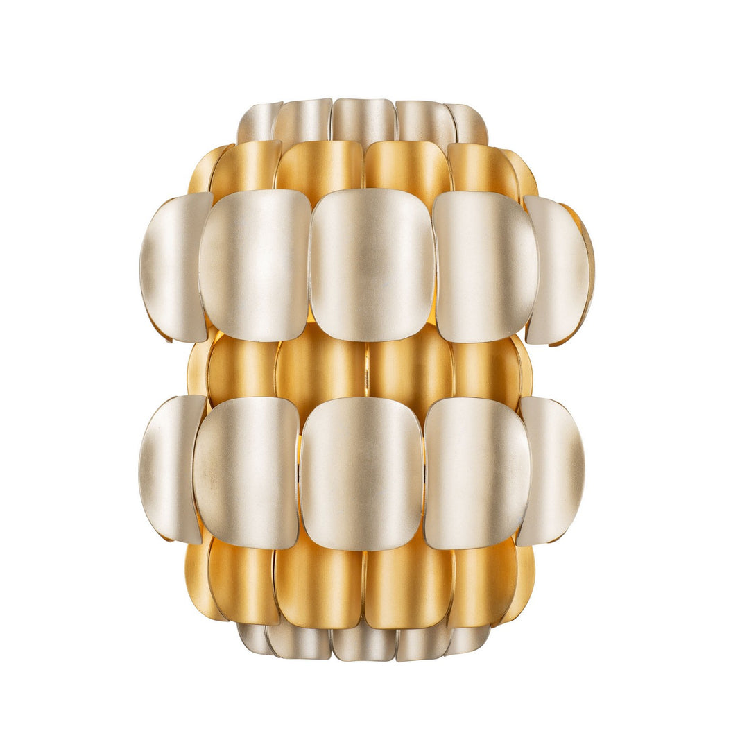 Swoon One Light Wall Sconce in Antique Gold/Gold Dust - available from The Lighting Shoppe, trusted by Canadian homeowners