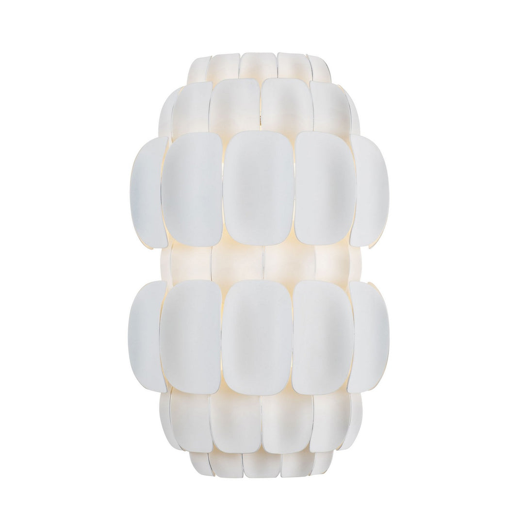 Swoon Two Light Wall Sconce in Matte White - available from The Lighting Shoppe, trusted by Canadian homeowners