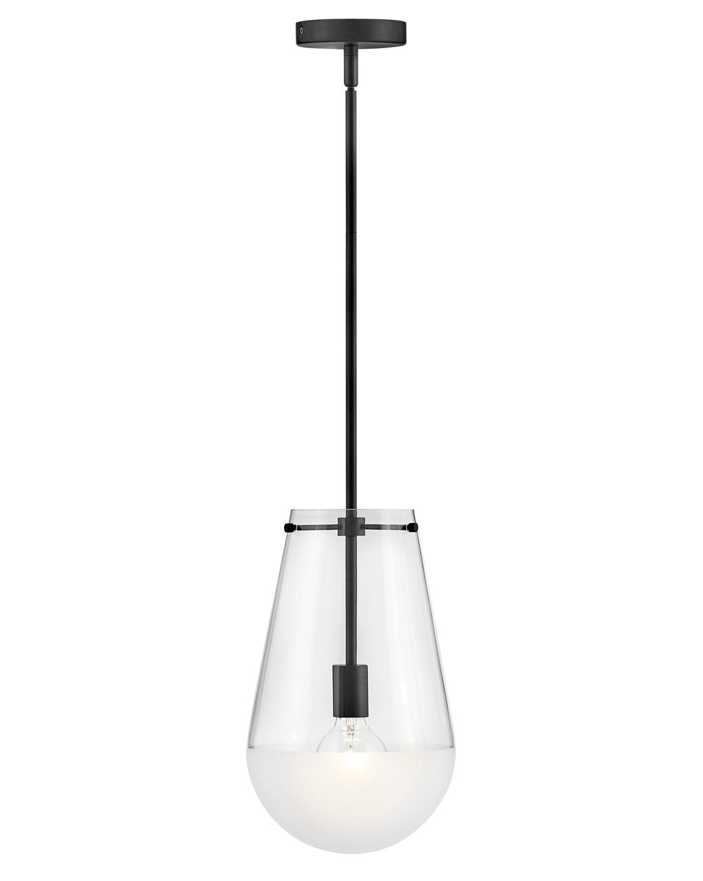 Beck LED Pendant in Black - available from The Lighting Shoppe, trusted by Canadian homeowners