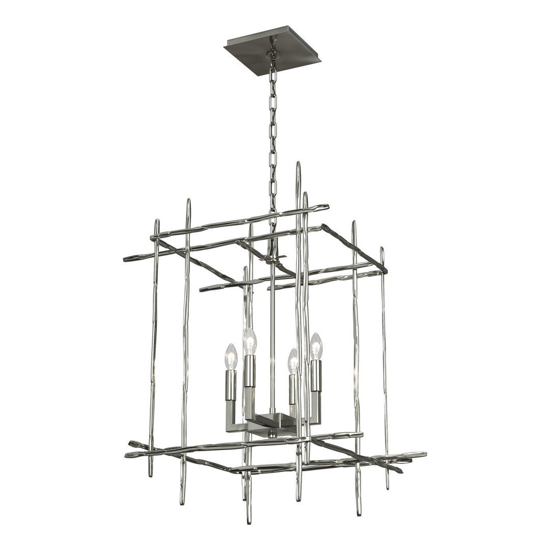 Hubbardton Forge Canada - 101316-SKT-85 - Four Light Chandelier - Tura - Sterling