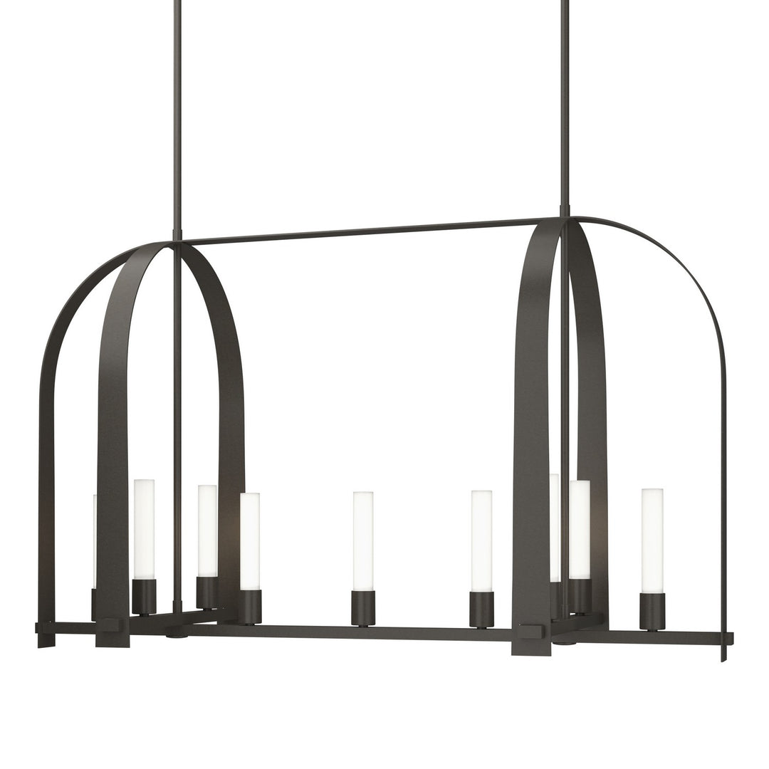 Hubbardton Forge Canada - 131075-SKT-MULT-07-FD0462 - Nine Light Pendant - Triomphe - Dark Smoke