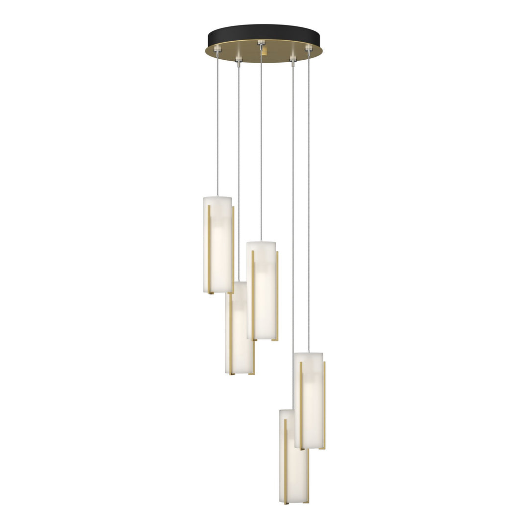 Hubbardton Forge Canada - 131124-SKT-STND-86-GG0065 - LED Pendant - Exos Glass - Modern Brass