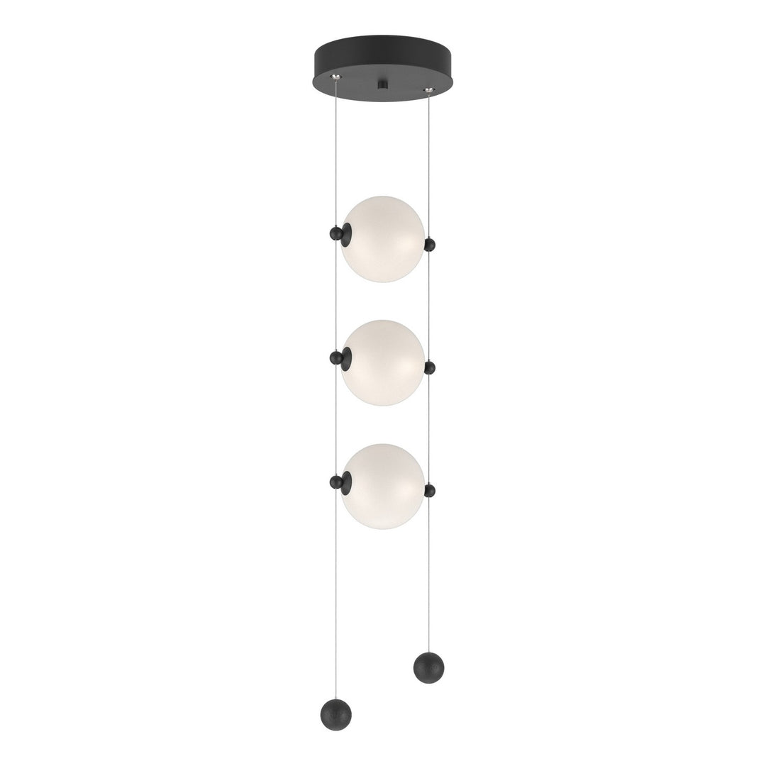 Hubbardton Forge Canada - 139059-LED-STND-10-GG0668 - LED Pendant - Abacus - Black