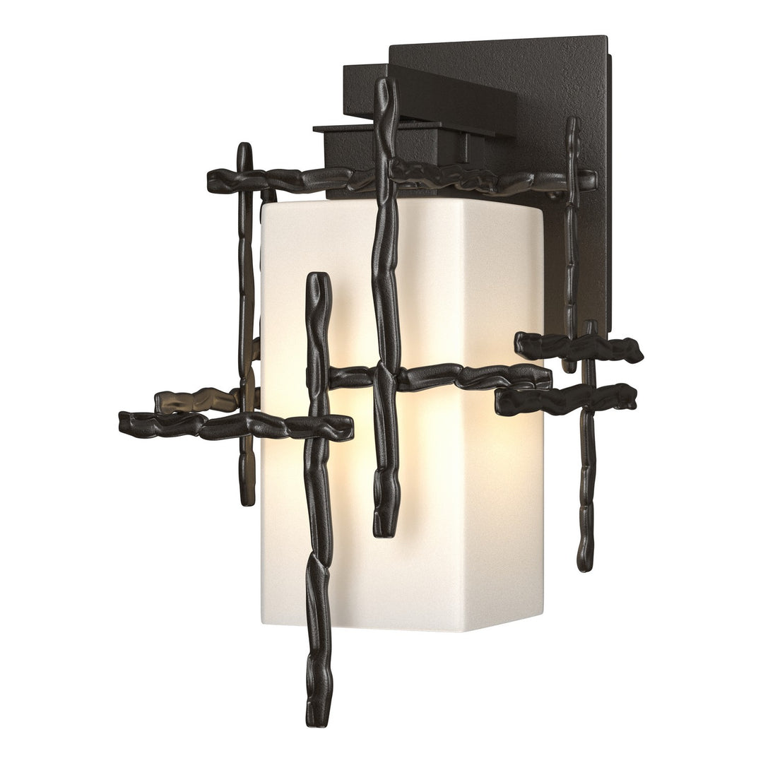Hubbardton Forge Canada - 302580-SKT-14-GG0111 - One Light Outdoor Wall Sconce - Tura - Coastal Oil Rubbed Bronze