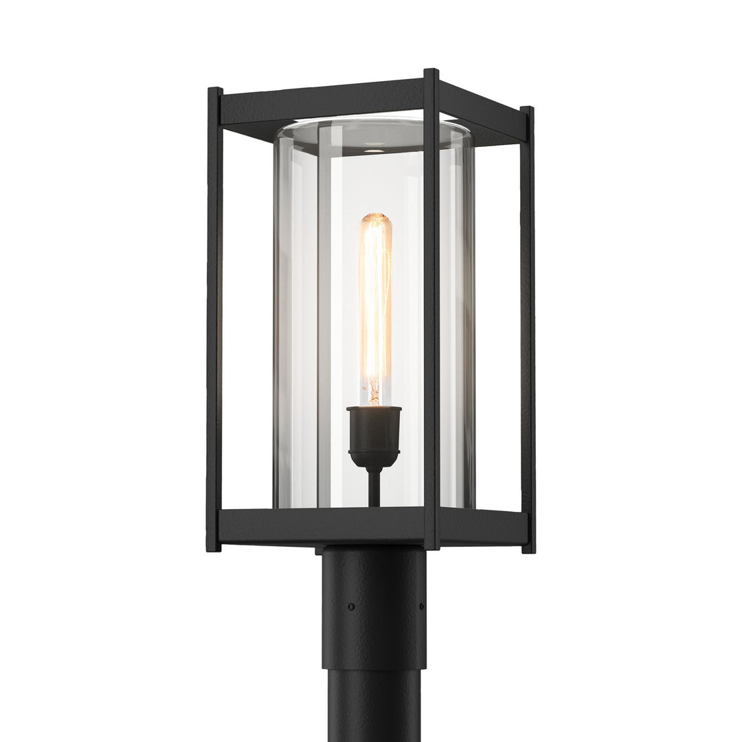 Hubbardton Forge Canada - 342021-SKT-80-ZM0732 - One Light Outdoor Post Mount - Cela - Coastal Black
