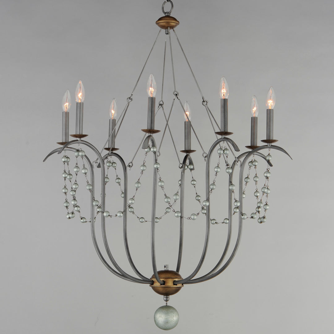 Maxim - 20488GN - Eight Light Chandelier - Formosa - Golden Noir
