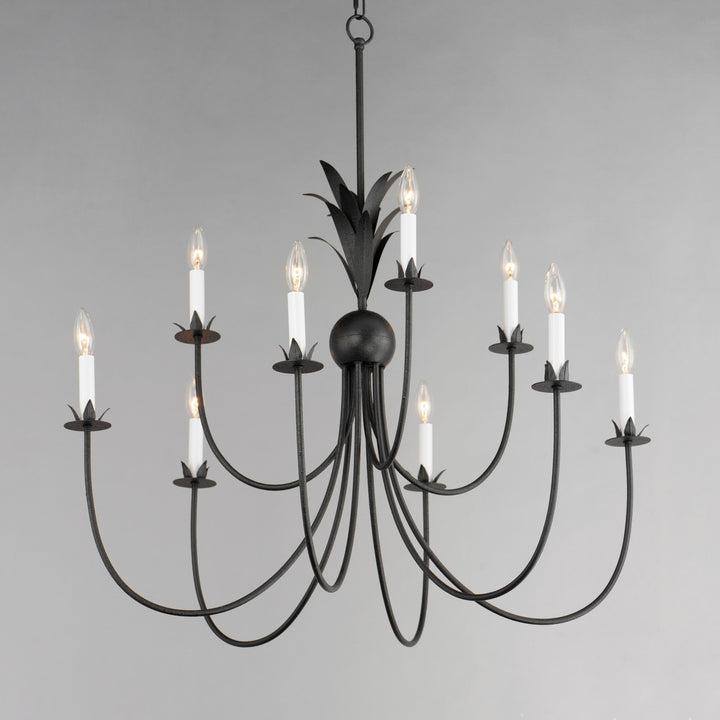 Maxim - 2889AR - Nine Light Chandelier - Paloma - Anthracite