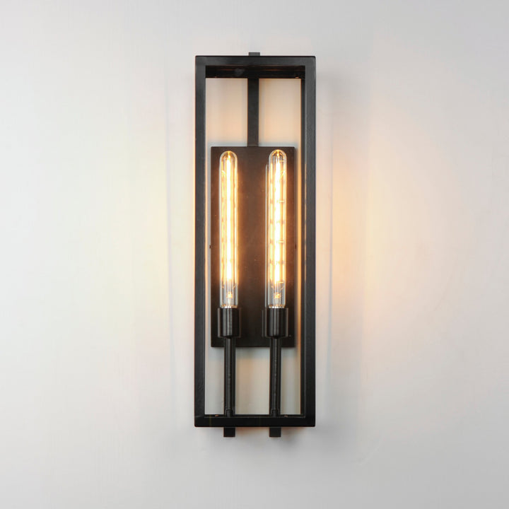 Maxim - 30096CLDBZ - Two Light Outdoor Wall Sconce - Catalina - Dark Bronze