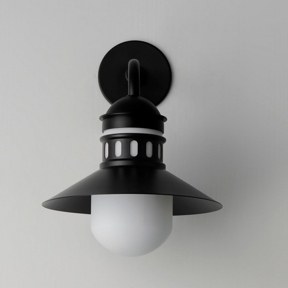 Maxim - 35124SWBK - One Light Outdoor Wall Sconce - Admiralty - Black